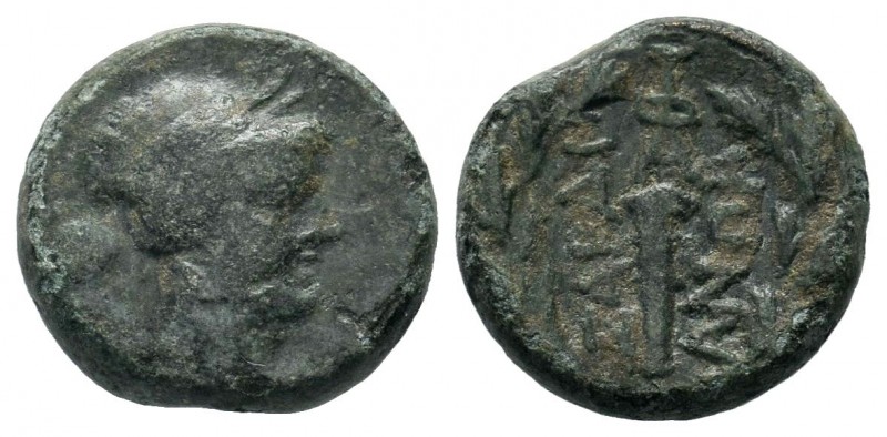 Ancient Greek Coins, Ae - 1st - 2nd Century BC.
Condition: Very Fine

Weight: 3,...