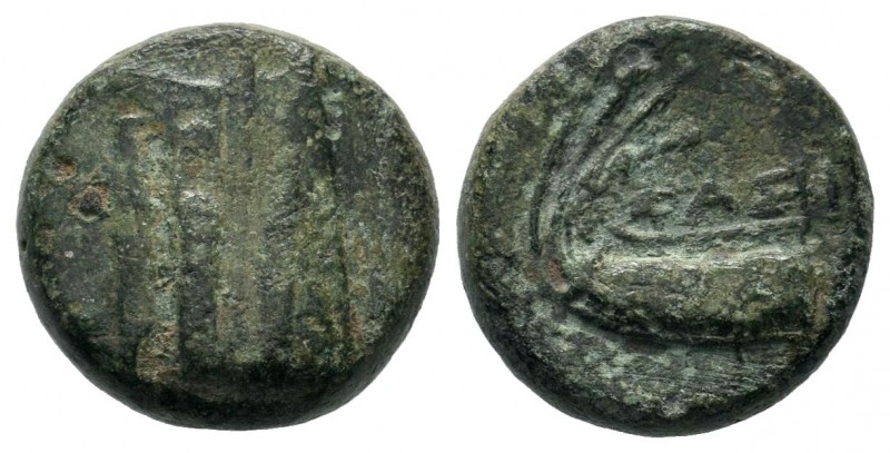 Ancient Greek Coins, Ae - 1st - 2nd Century BC.
Condition: Very Fine

Weight: 4,...