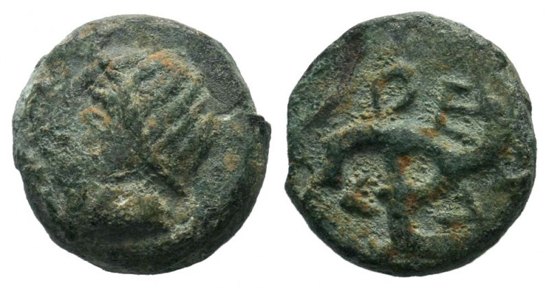 Ancient Greek Coins, Ae - 1st - 2nd Century BC.
Condition: Very Fine

Weight: 2,...