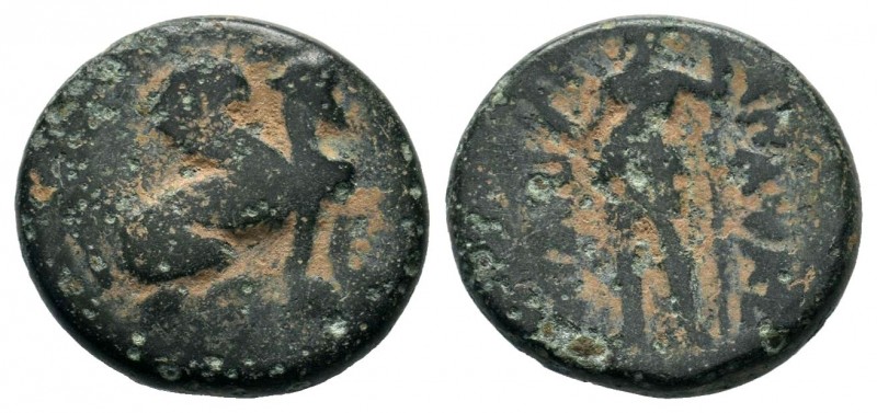 Ancient Greek Coins, Ae - 1st - 2nd Century BC.
Condition: Very Fine

Weight: 3,...