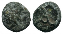 Ancient Greek Coins, Ae - 1st - 2nd Century BC.
Condition: Very Fine

Weight: 1,40 gr
Diameter: 11,50 mm