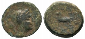 Ancient Greek Coins, Cilicia, Ae - 1st - 2nd Century BC. 
Condition: Very Fine


Weight: 4,18 gr
Diameter: 16,90 mm