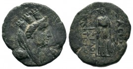 Ancient Greek Coins, Cilicia, Ae - 1st - 2nd Century BC. 
Condition: Very Fine


Weight: 4,68 gr
Diameter: 21,50 mm