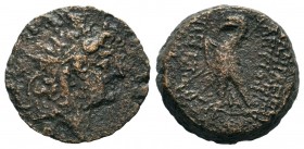 Ancient Greek Coins, Ae - 1st - 2nd Century BC. SELEUKIS & PIERIA.
Condition: Very Fine

Weight: 5,26 gr
Diameter: 17,90 mm