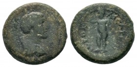 Mostene , Lydia. AE, c. 1st Century AD.

Weight: 3,37 gr
Diameter: 16,30 mm