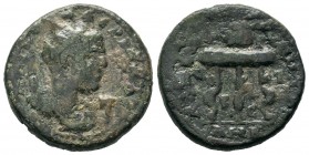 Valerianus I (253-260 AD). AE, Cilicia, 
Condition: Very Fine


Weight: 12,15 gr
Diameter: 25,80 mm