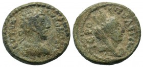 Cilikien Hierapolis-Kastabala
Commodus, 177-192

Weight: 6,14 gr
Diameter: 19,85 mm