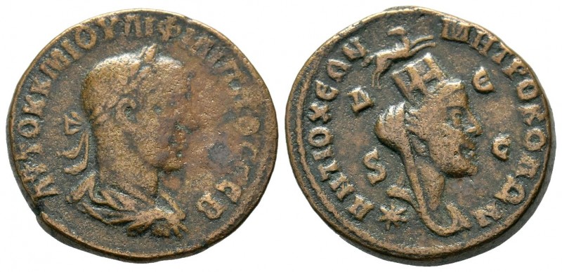 Syria. Philip II (247-249). Ae.

Weight: 15,61 gr
Diameter: 27,50 mm