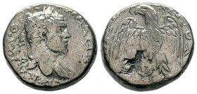 Macrinus AR Tetradrachm of Antioch, Syria. AD 217-218.

Weight: 13,56 gr
Diameter: 23,50 mm