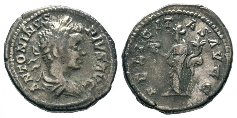 Caracalla, 198-217. Denarius
Condition: Very Fine

Weight: 3,08 gr
Diameter: 18,...