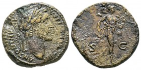 Antoninus Pius (138-161 AE). AE
Condition: Very Fine

Weight: 23,42 gr
Diameter: 28,40 mm