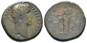 Antoninus Pius (138-161 AE). AE
Condition: Very Fine

Weight: 25,80 gr
Diameter: 30,20 mm