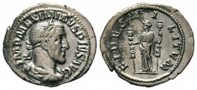 Maximinus I. Thrax (235-238 AD). AR Denarius 
Condition: Very Fine


Weight: 2,51 gr
Diameter: 19,50 mm