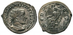Gordian III (238-244). AR Antoninianus
Condition: Very Fine

Weight: 5,79 gr
Diameter: 21,86 mm