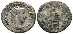 Gordian III (238-244). AR Antoninianus
Condition: Very Fine

Weight: 3,98 gr
Diameter: 21,60 mm