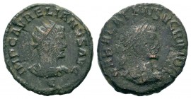 Aurelianus and Vabalathus (270-275 AD). Silvered AE Antoninianus

Weight: 3,65 gr
Diameter: 20,20 mm