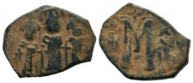 Arab-Byzantine Cut Coins Ae.
Condition: Very Fine

Weight: 3,50 gr
Diameter: 17,00 mm