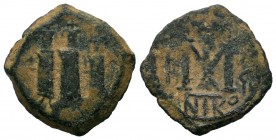 Arab-Byzantine Cut Coins Ae.
Condition: Very Fine

Weight: 5,32 gr
Diameter: 20,15 mm