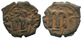 Arab-Byzantine Cut Coins Ae.
Condition: Very Fine

Weight: 3,50 gr
Diameter: 20,40 mm