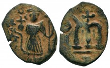 Arab-Byzantine Cut Coins Ae.
Condition: Very Fine

Weight: 3,09 gr
Diameter: 24,20 mm
