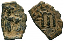 Arab-Byzantine Cut Coins Ae.
Condition: Very Fine

Weight: 3,27 gr
Diameter: 25,50 mm