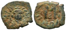 Arab-Byzantine Cut Coins Ae.
Condition: Very Fine

Weight: 6,25 gr
Diameter: 22,30 mm
