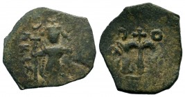 Arab-Byzantine Cut Coins Ae.
Condition: Very Fine

Weight: 2,28 gr
Diameter: 19,30 mm