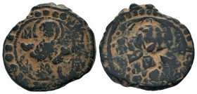 Arab-Byzantine Cut Coins Ae.
Condition: Very Fine

Weight: 6,35 gr
Diameter: 23,10 mm
