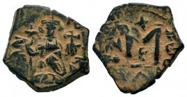 Arab-Byzantine Cut Coins Ae.
Condition: Very Fine

Weight: 4,45 gr
Diameter: 21,50 mm