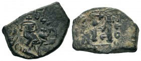 Arab-Byzantine Cut Coins Ae.
Condition: Very Fine

Weight: 5,25 gr
Diameter: 17,65 mm