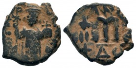 Arab-Byzantine Cut Coins Ae.
Condition: Very Fine

Weight: 4,95 gr
Diameter: 21,00 mm