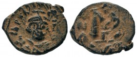 Arab-Byzantine Cut Coins Ae.
Condition: Very Fine

Weight: 5,14 gr
Diameter: 19,10 mm