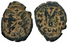 Arab-Byzantine Cut Coins Ae.
Condition: Very Fine

Weight: 4,51 gr
Diameter: 27,25 mm