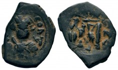 Arab-Byzantine Cut Coins Ae.
Condition: Very Fine

Weight: 3,35 gr
Diameter: 19,75 mm