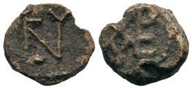 Byzantine Lead Seals,
Condition: Very Fine

Weight: 3,66 gr
Diameter: 15,70 mm