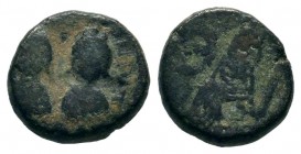 Justinian I. AE , 527-565 AD.
Condition: Very Fine

Weight: 1,87 gr
Diameter: 10,80 mm
