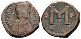 Justinian I. AE , 527-565 AD.
Condition: Very Fine

Weight: 14,99 gr
Diameter: 28,25 mm
