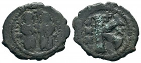 Justinian II. AE , (705-711), AE Half follis
Condition: Very Fine

Weight: 5,13 gr
Diameter: 23,00 mm