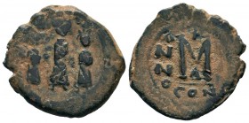 Constans , Heraclius. AE , follis
Condition: Very Fine

Weight: 8,77 gr
Diameter: 26,60 mm