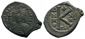 Maurice Tiberius (582-602), Ae
Condition: Very Fine

Weight: 4,83 gr
Diameter: 18,00 mm
