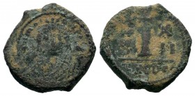 Maurice Tiberius (582-602), Ae
Condition: Very Fine

Weight: 3,12 gr
Diameter: 17,25 mm