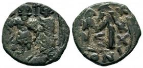 Byzantine Ae Coins (582-602),
Condition: Very Fine

Weight: 5,54 gr
Diameter: 23,00 mm