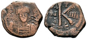 Maurice Tiberius (582-602), Ae
Condition: Very Fine

Weight: 5,68 gr
Diameter: 21,40 mm