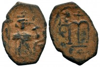 Arab-Byzantine Cut Coins Ae.
Condition: Very Fine

Weight: 4,55 gr
Diameter: 26,50 mm