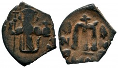 Arab-Byzantine Cut Coins Ae.
Condition: Very Fine

Weight: 4,52 gr
Diameter: 22,65 mm