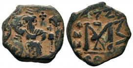 Arab-Byzantine Cut Coins Ae.
Condition: Very Fine

Weight: 6,54 gr
Diameter: 22,20 mm