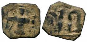 Arab-Byzantine Cut Coins Ae.
Condition: Very Fine

Weight: 2,38 gr
Diameter: 17,00 mm