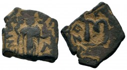 Arab-Byzantine Cut Coins Ae.
Condition: Very Fine

Weight: 3,40 gr
Diameter: 17,50 mm