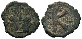 Justinian II Ae Half Follis
Condition: Very Fine

Weight: 6,30 gr
Diameter: 24,50 mm