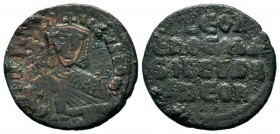 Byzantine Empire, Ae Follis,
Condition: Very Fine

Weight: 5,88 gr
Diameter: 25,10 mm